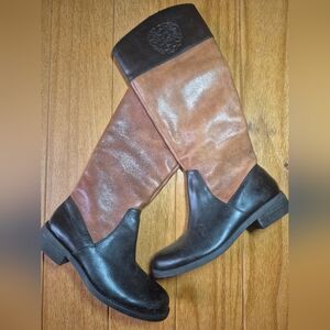Vince Camuto Kellini Two-Tone Riding Boots - Size 6
